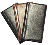 Black, Brown & Cognac Italian Glazed Leather Planners